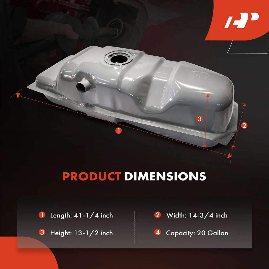20 Gallon Fuel Tank for Chevy S10 GMC S15 Syclone (1985â1995)