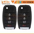 2X Key Entry Remote Fob for Kia Sorento (2016–2020) 4 Buttons