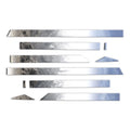Diamond Grade 10pc 2 1/4" Accent Trim for 2014-18 Chevy Silverado Dbl Cab 8' Bed