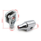 Chrome Foot Pegs Connection Fittings for Honda GL1800, Suzuki Boulevard M50