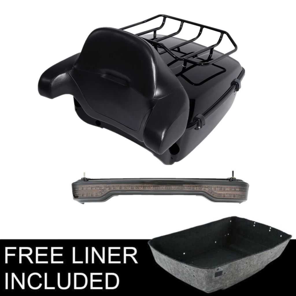 Trunk Pad Rack Tail Light for Harley Street Road Glide King (2014–Present)