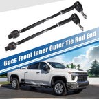 4X Front Inner Outer Tie Rod End Links Kit for Chevrolet Camaro (No. ES800939)