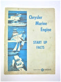 Chrysler Marine Inboard Sterndrive Engine Start Up Manual 81-770-1573