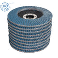 Set of 4 Flap Sanding Discs 4.5" for Angle Grinder