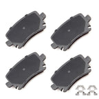 Set of 4 Rear Ceramic Brake Pads for Volkswagen Jetta Tiguan Rabbit Passat Audi TT