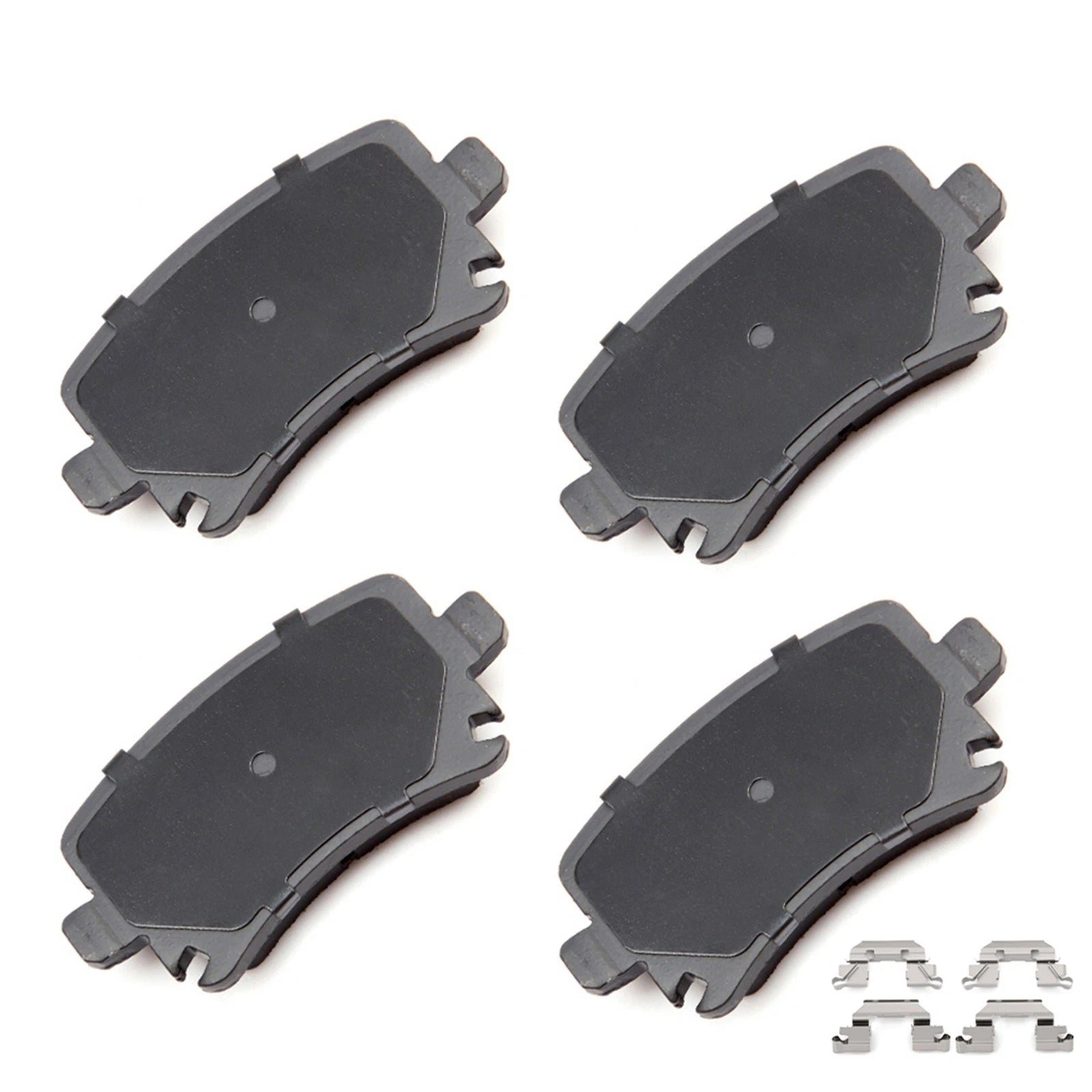 Set of 4 Rear Ceramic Brake Pads for Volkswagen Jetta Tiguan Rabbit Passat Audi TT