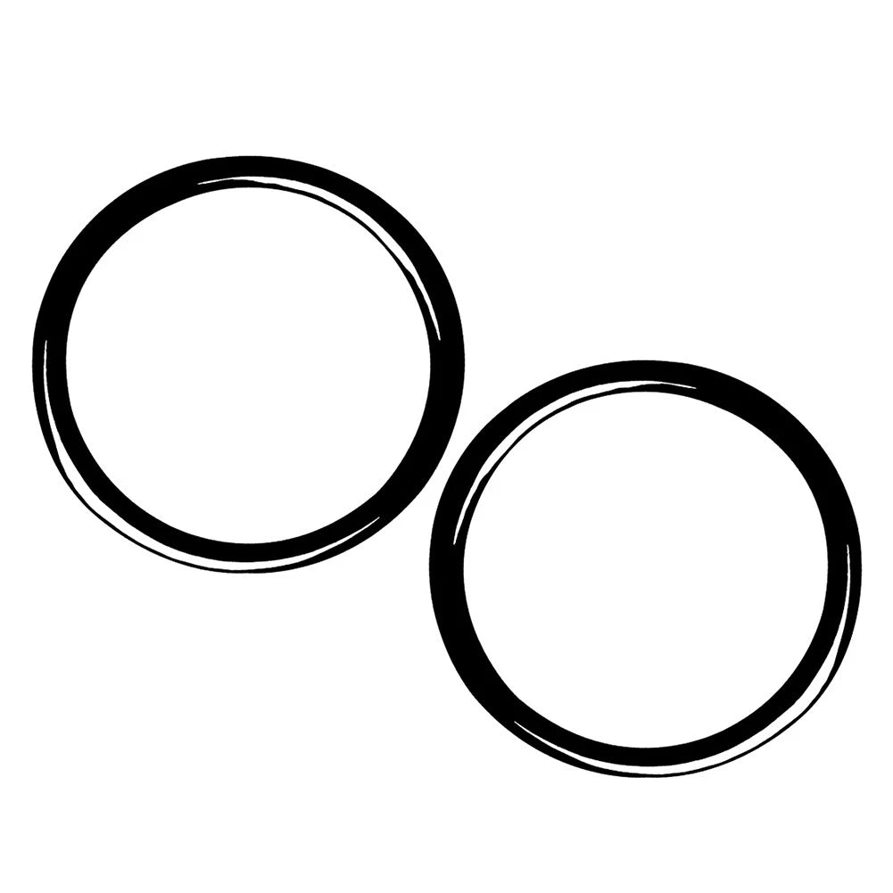 Door Loud Speaker Ring Cover Trim for BMW 3 Series E36 (1991–1999) Matte Black