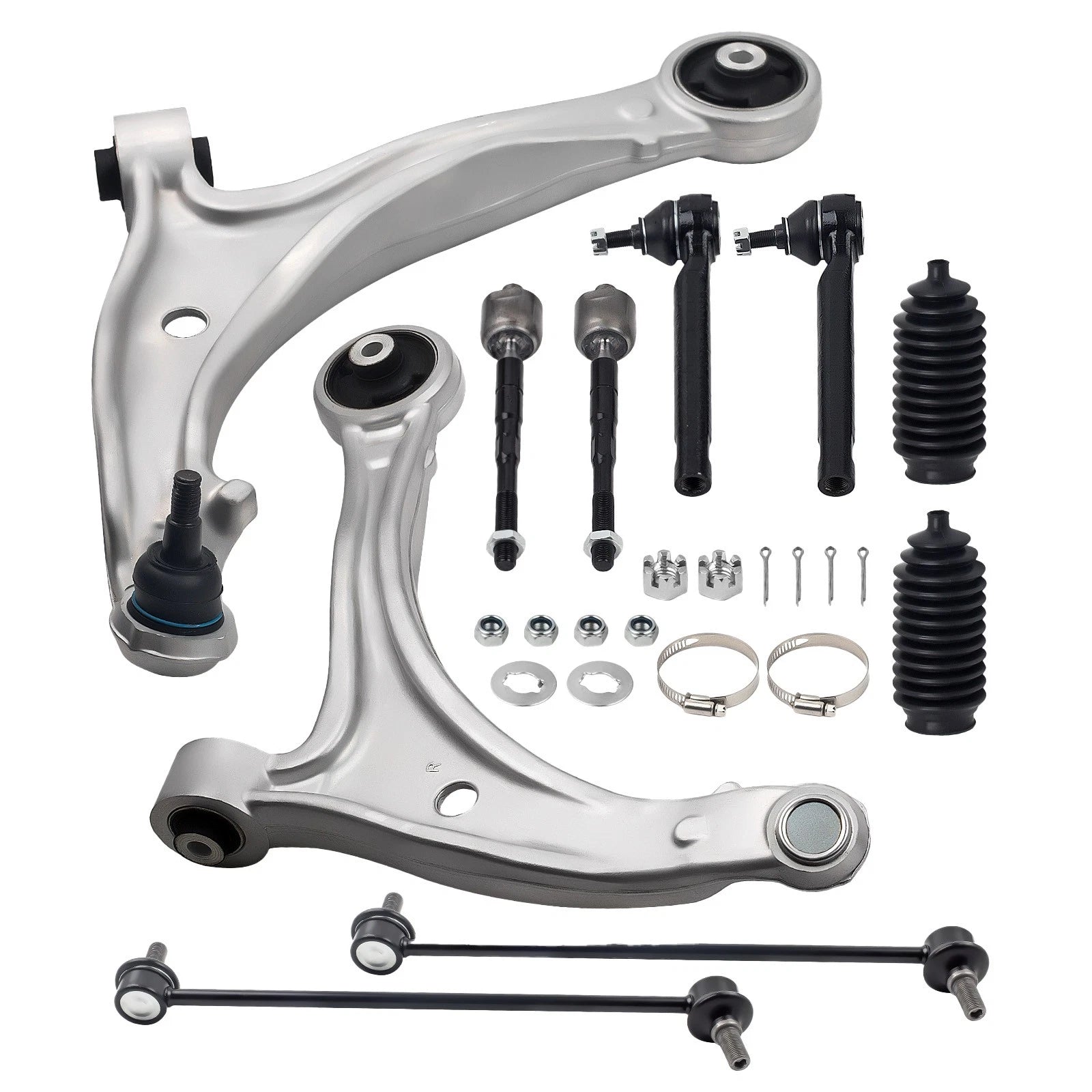 10pcs Front Lower Control Arms Tie Rods Sway Bar Kit for Honda Odyssey (2005–2010)