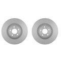 Set of 2 Hella Front 345mm Vented Disc Brake Rotors for Audi S4 (2004–2009)