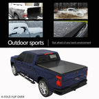Soft Quad-Fold Tonneau Cover for Toyota Tundra (2022) 5.5FT Bed