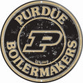 Purdue Boilermakers Round Sign for Man Cave Bar Garage (12 Inch)