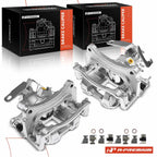 Pair Rear Brake Calipers with Bracket for Ford Transit-150 (2015–2019)