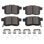 Set of 4 Rear Ceramic Brake Pads Kit for Acura TSX (2009–2014) P1451 D1451