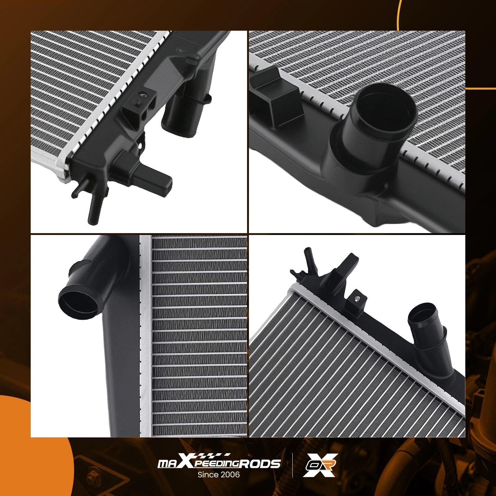 Cross Flow Radiator for Mazda 3 Base/i 2.5L (2019–2021)