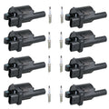 Set of 8 Ignition Coils & NGK Iridium Spark Plugs for Silverado 1500 Tahoe (2007–2013)