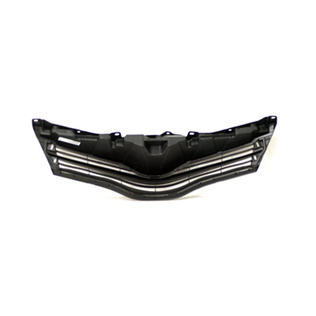 Replacement Black Plastic Front Grille for Toyota Hilux (2005–2015)