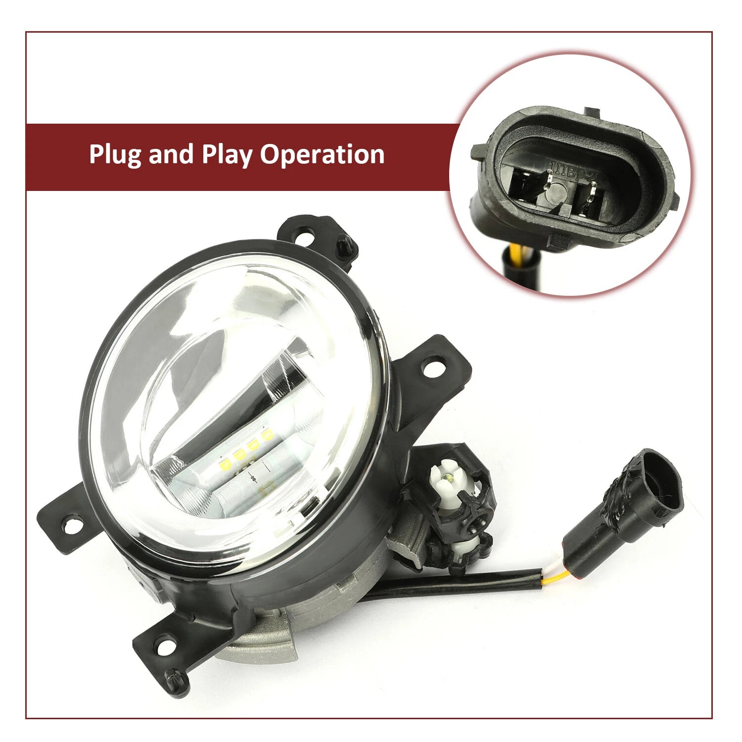 LED Fog Light Lamp for Infiniti Q50 QX60 QX80 (2014–2020)
