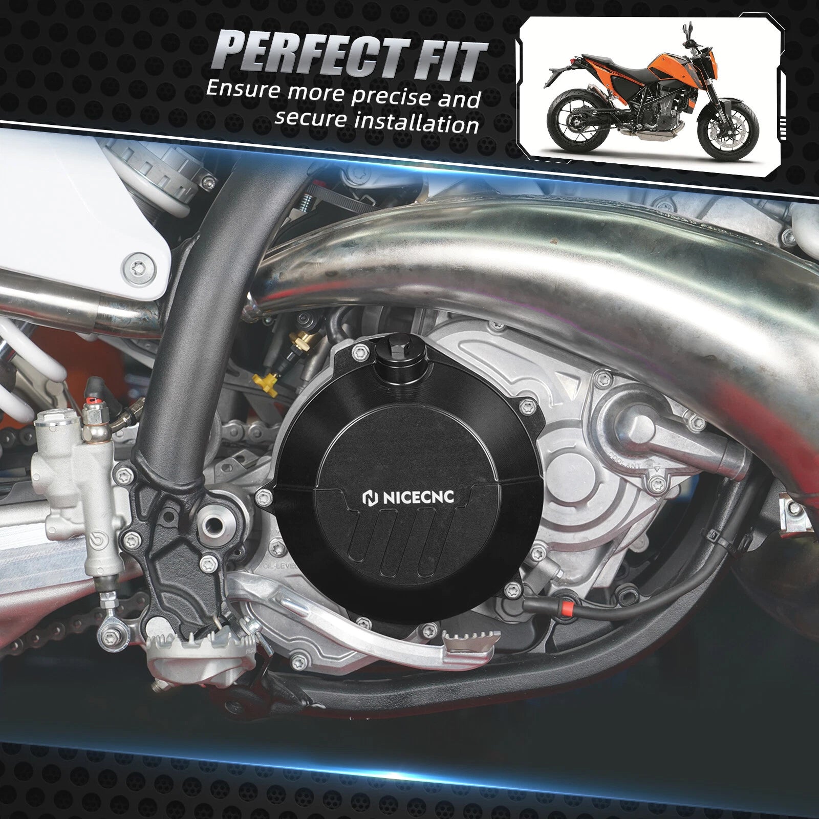 CNC Reinforced Clutch Cover Guard for Husqvarna TE 250 300 300i TE300 (2024–2025)