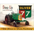 Vintage Replica Tin Metal Sign for Oliver 77 Tractor (1861)