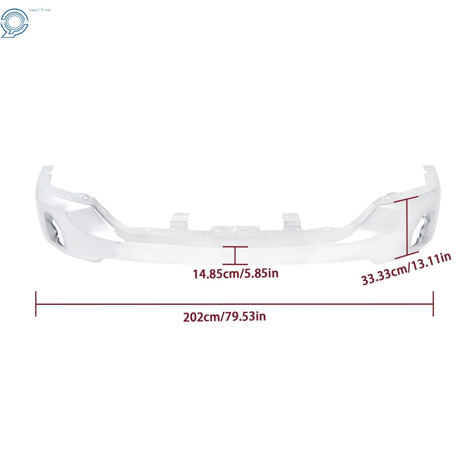 Front Bumper Steel for Chevrolet Silverado 1500 (2016-2018)