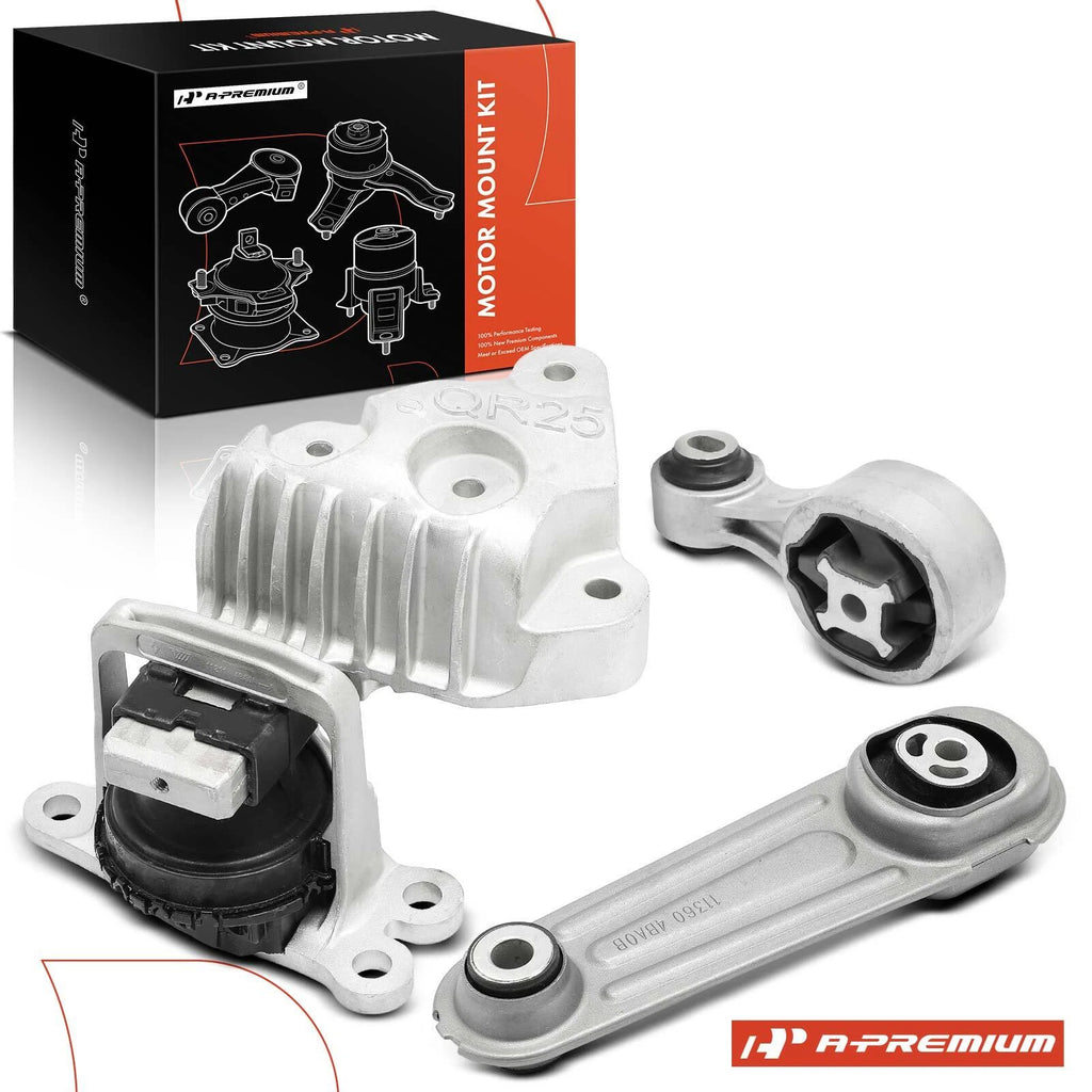 3X Engine Motor & Torque Strut Mount for Nissan Rogue (2014–2020)