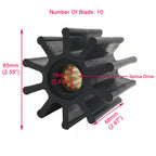 Water Pump Impeller for Yanmar Marine 6LY-UTE/STE (119593-42200, 47-809866T)