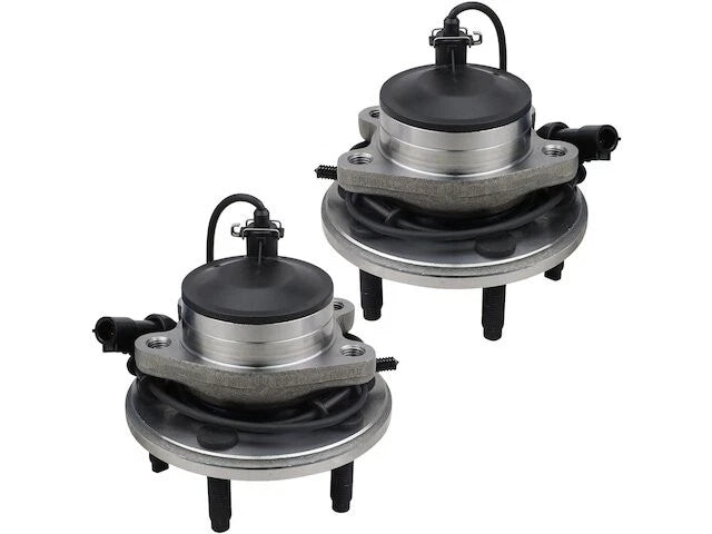 Front Wheel Hub Assembly Set of 2 for Jaguar XJ (2010–2019) VB536BC