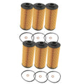 Set of 6 Engine Oil Filters for BMW E31 E32 E34 E38 E39