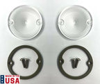 Clear Back-Up Reverse Light Lenses Pair for Toyota Hilux (2005–2015)
