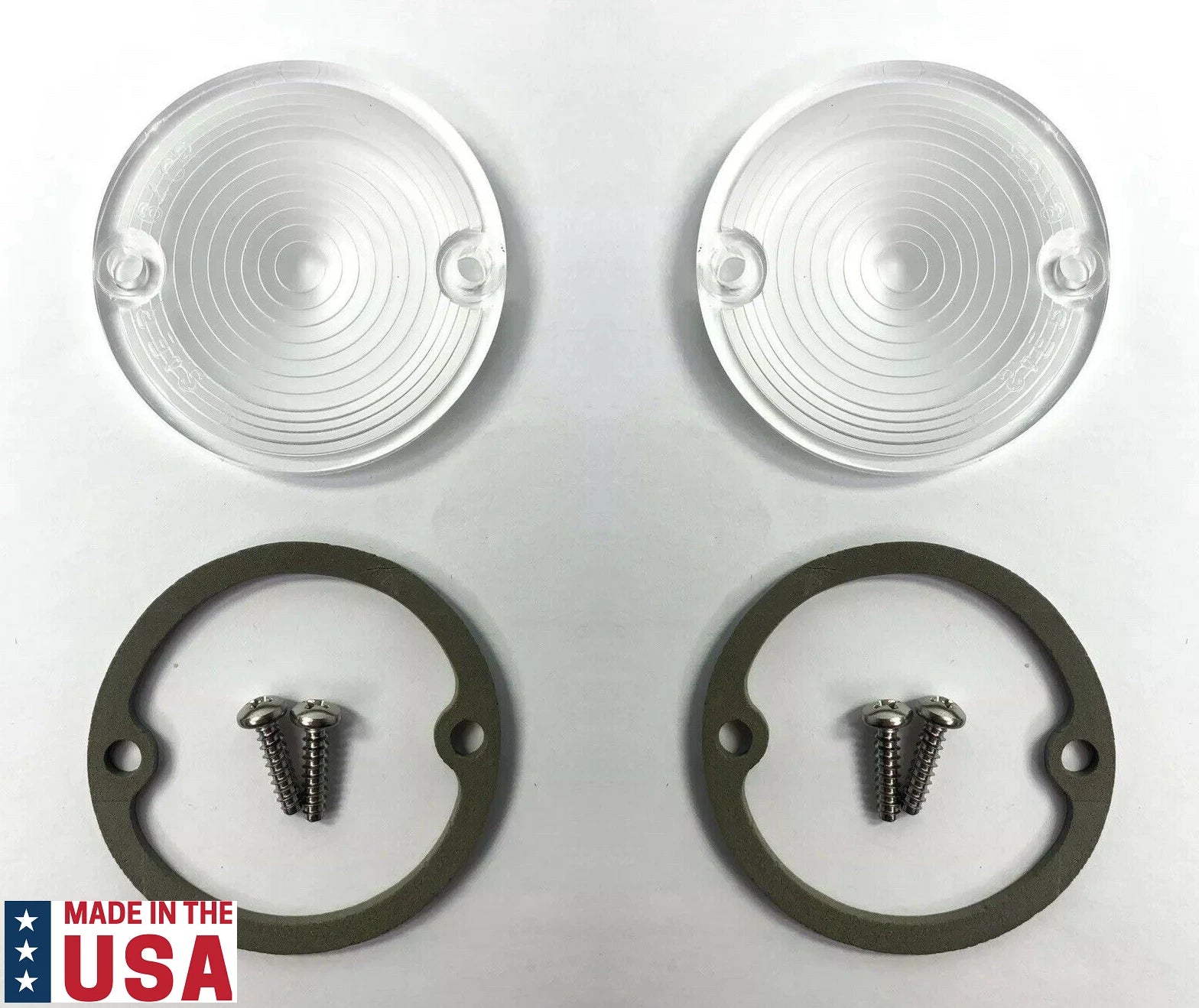 Clear Back-Up Reverse Light Lenses Pair for Toyota Hilux (2005–2015)