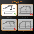 Rocker Panels for Chevy Silverado GMC Sierra 2007–2013 (Standard Cab 2-Door)