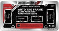 Chrome Reversible License Plate Frame for Ram Charger