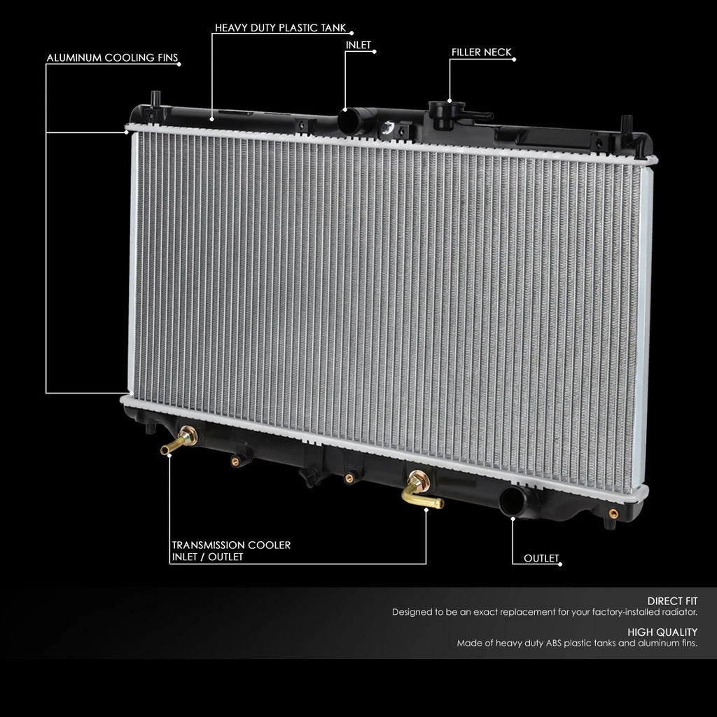 Aluminum Core Radiator DPI-19 for Honda Accord/Prelude 2.2L (1990–1996)
