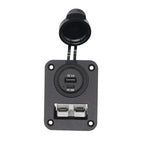 USB + Type C Power Socket Flush Mount for Anderson Plug Camper Boat Caravan