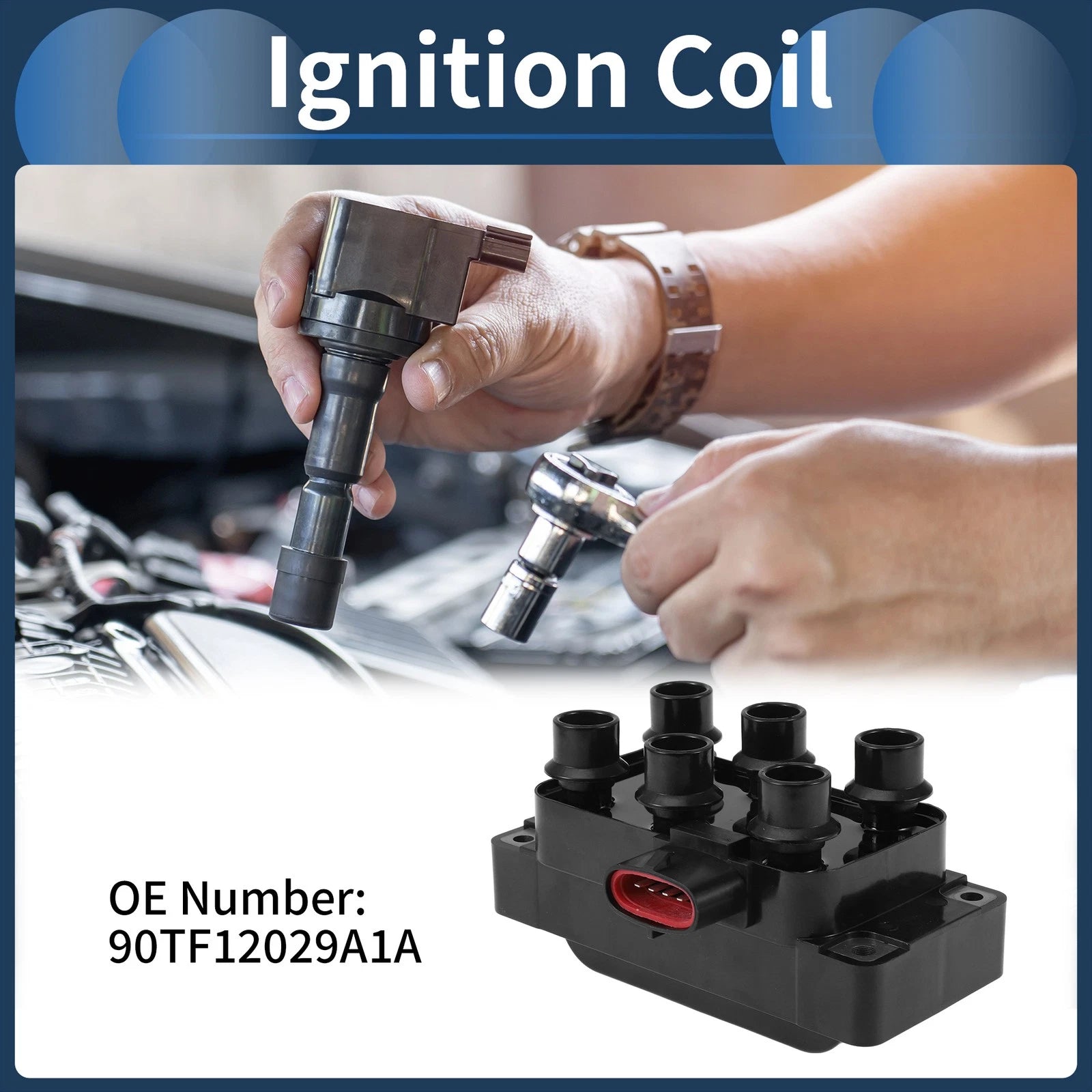 Ignition Coil Pack No.90TF12029A1A for Ford Aerostar (1990–1997)