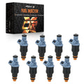 Set of 8 Fuel Injectors for Ford E-350 (1991–1996)