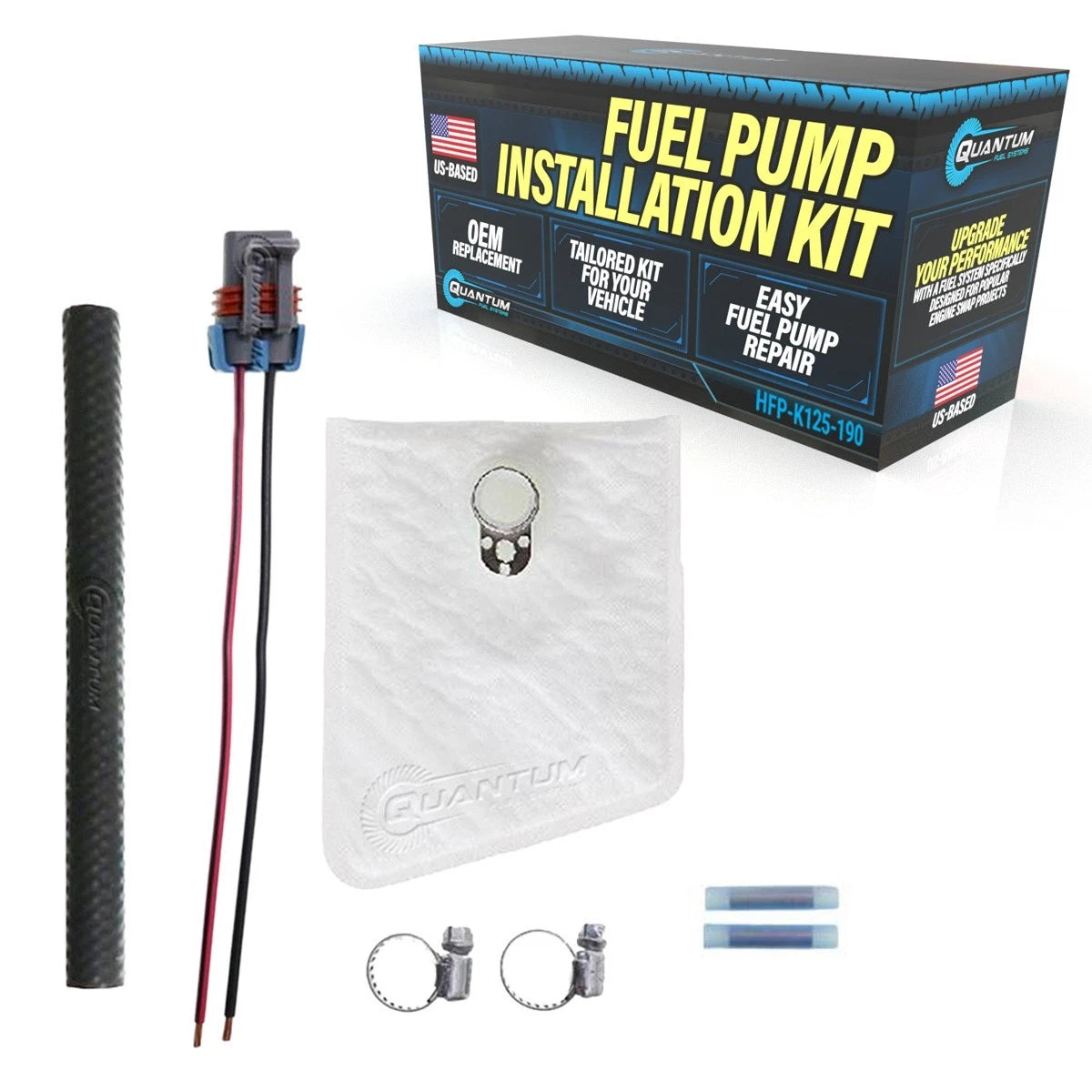 Walbro 450LPH E85 Fuel Pump Install Kit for Mitsubishi Subaru (1990–2007)