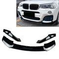 Bumper Lip Spoiler Splitter for BMW X3 F25 X4 F26 M Sport (2014-2018)