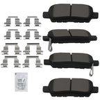 Rear Brake Pads Set for Nissan Juke, Leaf, Maxima, Murano, Pathfinder, Quest, Rogue (2011–2023)