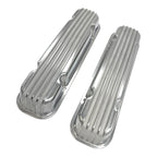 Polished Tall Aluminum Valve Covers w/o Hole for Pontiac 350 389 400 (1967–1970)