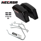 Saddle Bags with Conversion Bracket for Harley Softail Heritage