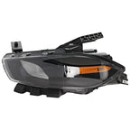 Halogen Headlight for Dodge Dart (2013–2016) Left Side w/Black Trim, Bulb Driver
