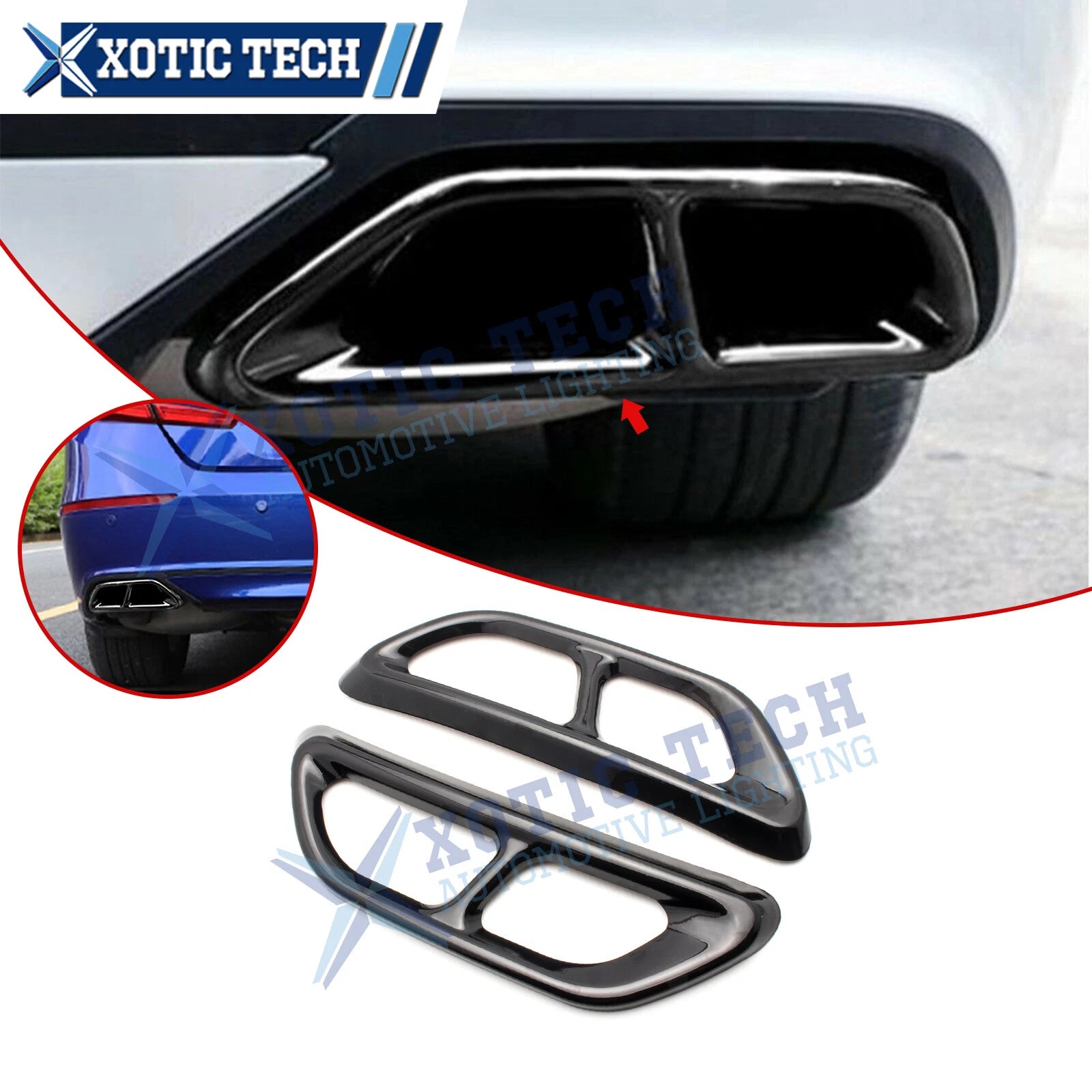 Exhaust Pipe Protect Trims for Honda Accord (2018–2022)