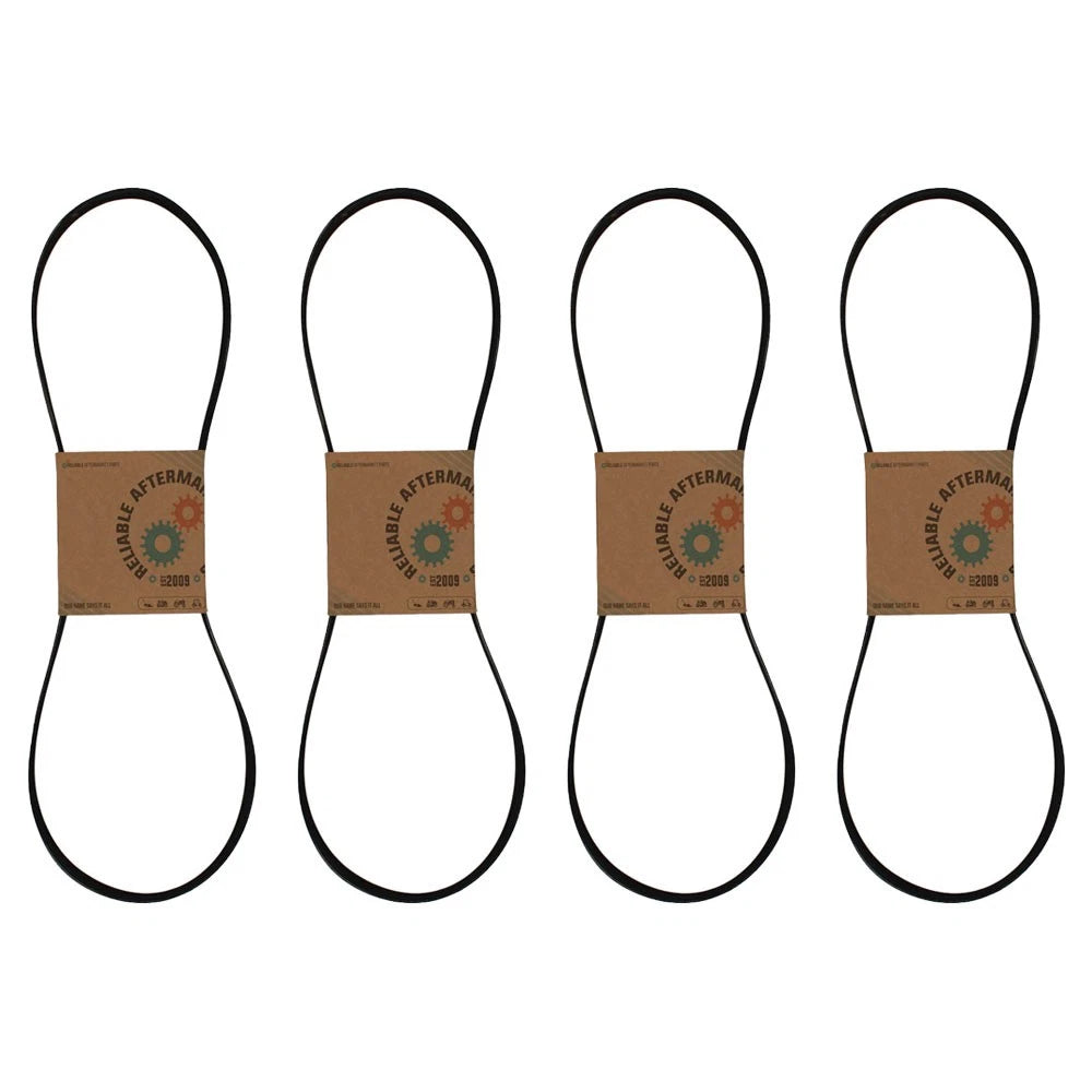 Set of 4 OEM Ribbed Pump Drive Belts for Exmark Lazer Z (Fits 103-6906)