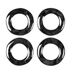 Set of 4 Interior Door Lock Pin Cover Rings for Mercedes Benz GLC Class (2015–2021)