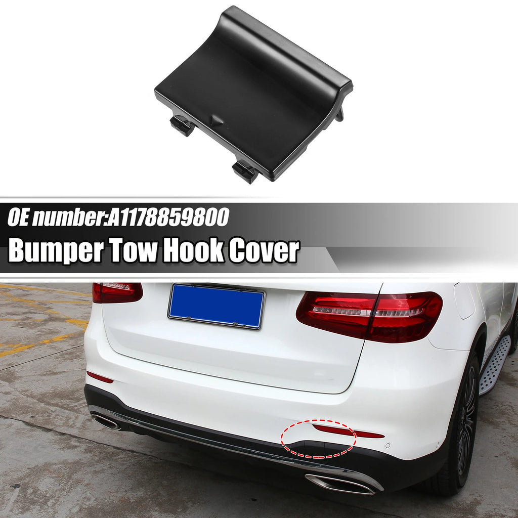 Tow Hook Cover for Mercedes-Benz CLA 250 4Matic (2014–2019) Black