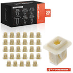 30 Pcs Grommet Style Nut Clips for Buick Chevy 