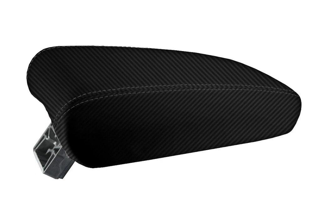 Carbon Fiber Console Lid Armrest Cover for Audi A6 (2012–2018)