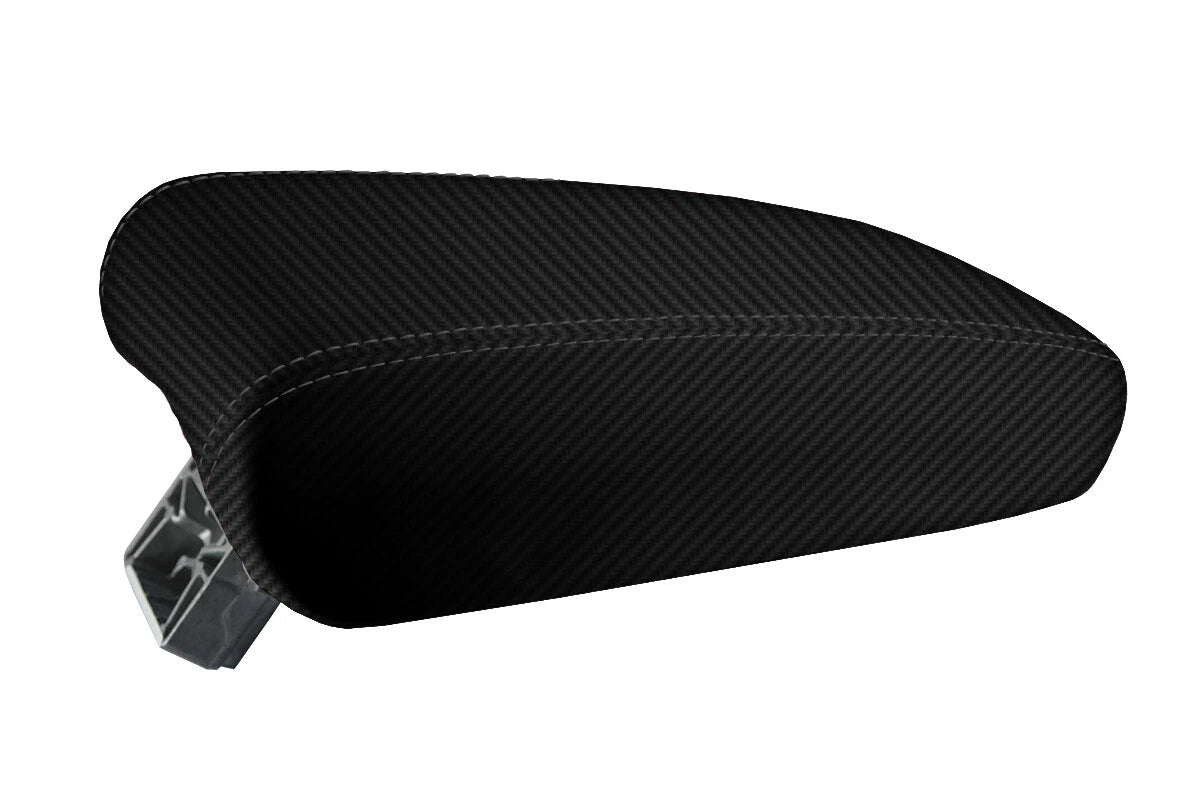 Carbon Fiber Console Lid Armrest Cover for Audi A6 (2012–2018)