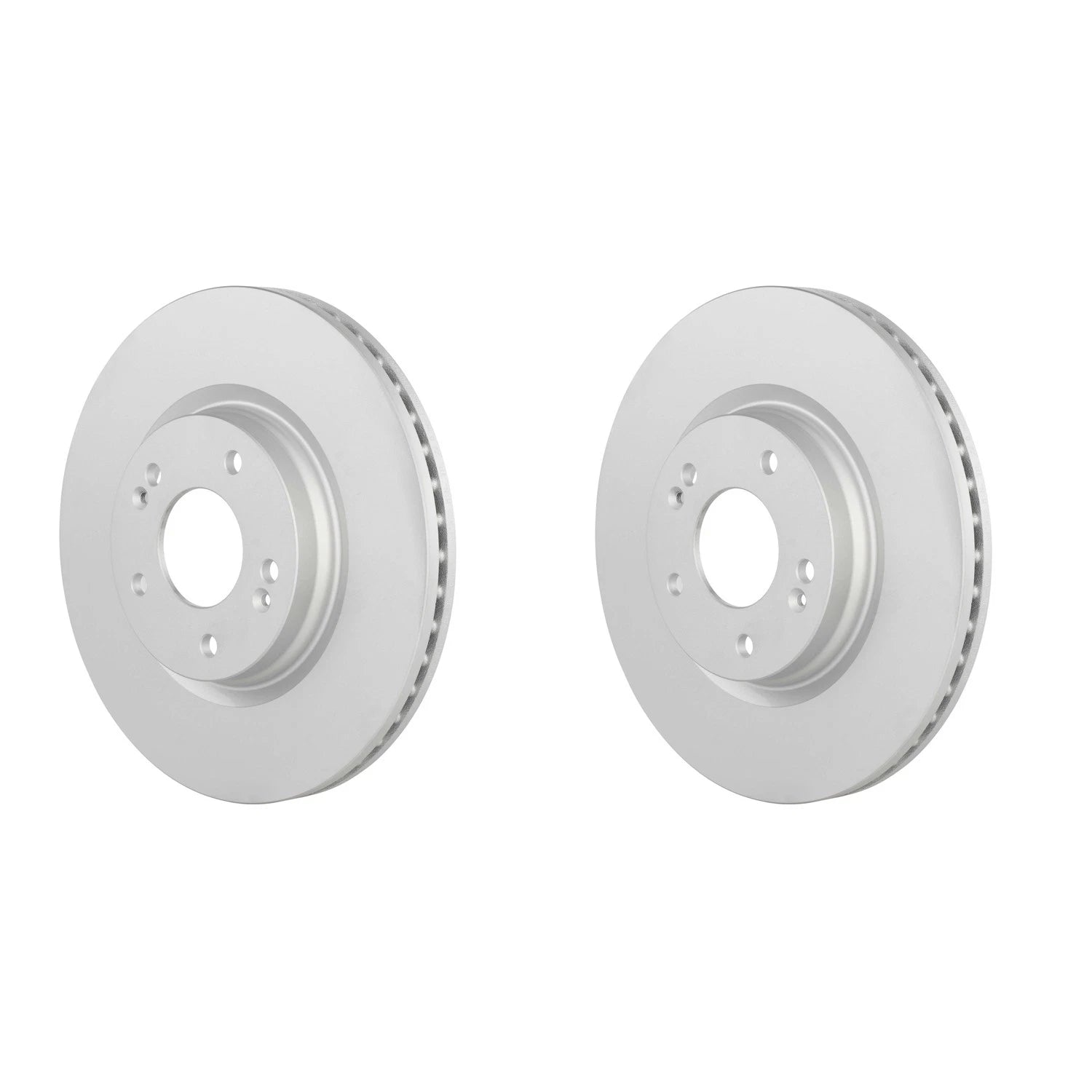 Set of 2 Bosch QuietCast Front Disc Brake Rotors for Elantra Sonata K5